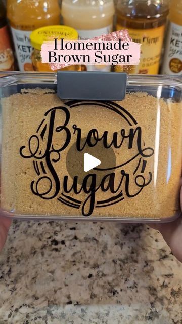 The Craftologist on Instagram: "Homemade Brown Sugar 🧡 6 cups granulated sugar & 6 tbsp molasses!" The Craftologist, Homemade Brown Sugar Syrup Recipe, Healthy Homesteader, Homemade Sugar Cubes, Make Your Own Brown Sugar, Sugar Cubes Diy, Brown Sugar Replacement, Diy Condiments, Homemade Brown Sugar