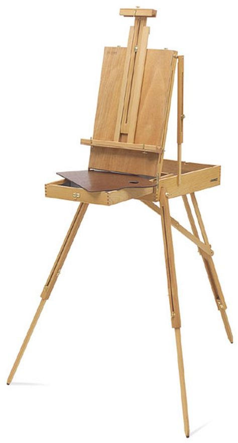 These are Some of the Best Painting Easels Out: French Easel French Easel, Plein Air Easel, Pochade Box, Sketch Box, Artist Easel, French Paintings, Wood Crafting Tools, Wooden Painting, Art Easel