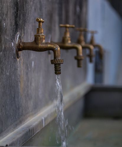 The water faucets Courtyard Fountain, Water Pics, Igcse Art, Nicosia Cyprus, Anime Reference, Plumbing Valves, Water Pictures, Plumbing Emergency, Plumbing Pipes