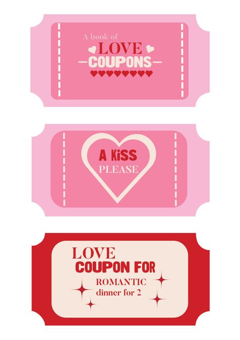 Packaging Ideas Business, Bf Gifts, Branding Design Packaging, Love Coupons, Saint Valentine, Valentines Party, Paper Crafts Diy Tutorials, Romantic Dinners, Valentines Diy