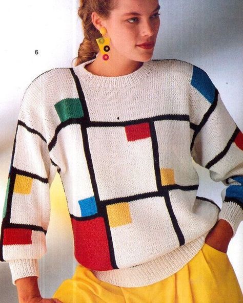 ❄️Knitted Sweaters for the Winter Season . 2nd collection ✨follow @neontalk and @concepttalk … #knittedsweater #80saesthetic #80s… Retro City, Graphic Abstract, Easter Crochet Patterns, Modern Knitting, Vintage Baby Girl, Abstract Graphic, Graphic Sweaters, Power Dressing, Vintage Vest