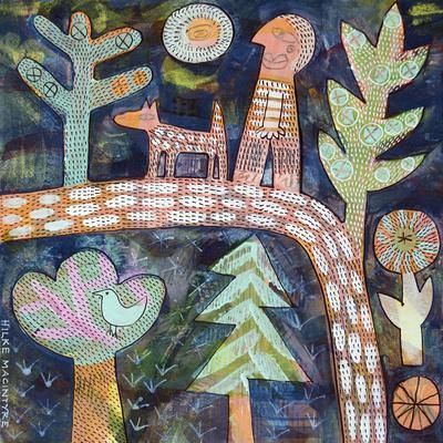 Hilke Macintyre Wall Art: Prints, Paintings & Posters | Art.com Hilke Macintyre, Walking The Dog, Vase Art, Scottish Art, Women Artists, Painting People, Scenic Art, Collage Art Mixed Media, Naive Art