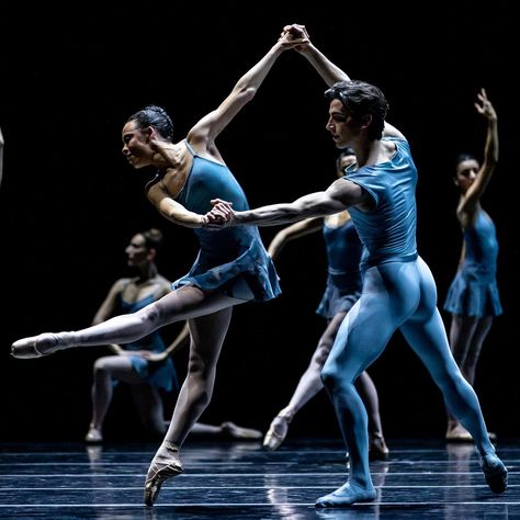 Nikisha Fogo and Joseph Walsh, "Blake Works I", music by James Blake, choreography by William Forsythe. As part of the program "The Colors of Dance" ("Blake Works I", "7 for Eight" by Helgi Tomasson and "Colorform" by Myles Thatcher), San Francisco Ballet, War Memorial Opera House, San Francisco, California, USA - Photographer Lindsay Thomas Joseph Walsh, William Forsythe, Ballet Pose, San Francisco Ballet, James Blake, Ballet Poses, California Usa, Opera House, Opera