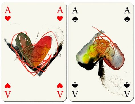 Playing Cards Art, Playing Cards Design, 카드 디자인, Deck Of Cards, Altered Art, Graphic Design Illustration, Card Art, Art Lessons, Painting & Drawing