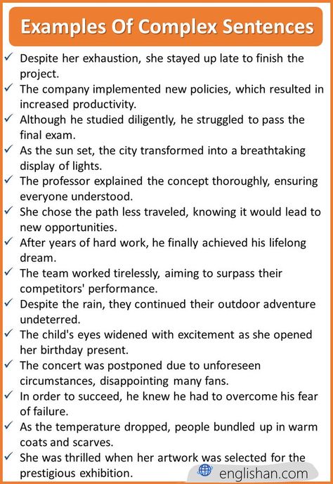 complex sentences examples, 10 examples of complex sentences, what are 5 examples of complex sentences, complex sentence definition and examples, complex sentence conjunctions, complex sentence words, complex sentence structure, after complex sentence, What Is a Complex Sentence? (With Examples), Complex Sentence Examples & Definition, Complex Sentence: Explanation and Examples, What is a Complex Sentence? (Examples and Worksheets) Complex Sentences Examples, Independent Clause, Complex Sentence, Complex Sentences Worksheets, Dependent Clause, Complete Sentence, Basic English Sentences, Sentence Examples, High School Curriculum