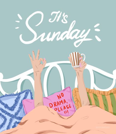 No drama please 😁⚡️ ⠀ #sunday #sundayfunday #sundayvibes #sundaylettering #draw #digitalillustration #editorialillustration #editorialart #digitalart #flatillustration #vibrantcolors #vibrantart #illustration No Drama, Editorial, Digital Illustration, Drama, Digital Art, Art