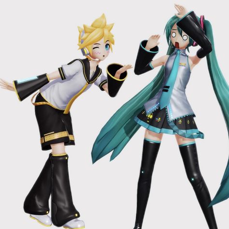 Miku and Len #vocaloid Len And Miku, Miku And Len, Duo Cosplay, Len Cosplay, Len Vocaloid, Vocaloid Len, Best Duos, Yandere Simulator, Single Person