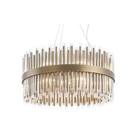 Create a statement with the 80cm diameter Colamr chandelier. Compliment this with the 50380 wall lamp. Dimension: Colour : antique brass + clear glass, Finish : antique brass, Fitting Depth : 38cm, Fitting Height : 80cm, Fitting Width : 80cm, Lamp : G9, Maximum Wattage : 18*40w, Maximum drop : 120cm Monochrome Dining Room, Rv Astley, Antique Brass Chandelier, Unique Chandeliers, Round Chandelier, Contemporary Chandelier, Brass Fittings, Brass Chandelier, Colmar