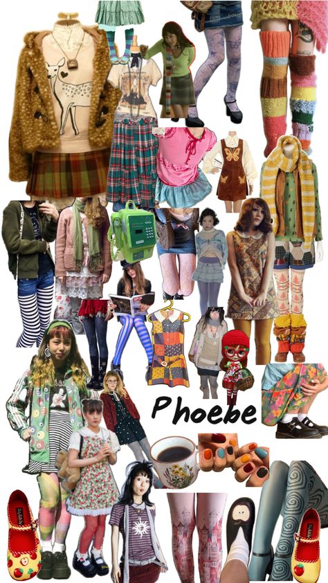 Childish Style Outfit, Fall Eclectic Outfits, Trinket Core Outfit, Whimsical Twee Outfits, Whimsy Twee Aesthetic, Whimsical Aesthetic Outfit, Funky Fashion Outfits, Twee Outfits, Weirdcore Clothes