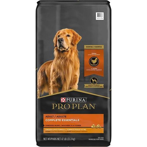 This super meaty combination of dry and wet food is sure to win over even the pickiest playmates! The Purina Pro Plan Adult Shredded Blend Chicken & Rice Formula Dry + Canned Dog Food bundle features two irresistible recipes that are both full of fatty acids for a healthy coat and skin. The dry food has a unique complex texture that will delight your furkid's tongue. For head-to-toe nourishment, the wag-worthy wet food can be served as a meal or used to top off your canine's kibble. Vegetable Entrees, High Protein Dog Food, Probiotics For Dogs, Sources Of Carbohydrates, Pro Plan, Canned Dog Food, Salmon And Rice, Purina Pro Plan, Probiotic Foods