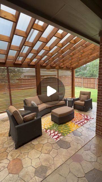 Skypoly Pergola, Reels Cover, Small Courtyard Gardens, Backyard Gazebo, Patio Covers, Backyard Renovations, Small Courtyards, Roof Architecture, Covered Pergola