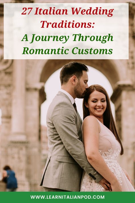 💒🇮🇹 Discover the charm and romance of 27 Italian wedding traditions that make 'I do' even more memorable. From customs that chase away bad luck to those steeped in love and family, our guide is your key to the heart of Italy's matrimonial heritage. Perfect for anyone dreaming of or attending a traditional Italian wedding. #ItalianWeddingTraditions #ItalianCulture Italian Wedding Traditions Ceremony, Sicilian Wedding Traditions, Traditional Italian Wedding, Italian Wedding Reception, Italian Wedding Traditions, Vows Ideas, Sicilian Wedding, Bilingual Wedding, Italian Wedding Cakes