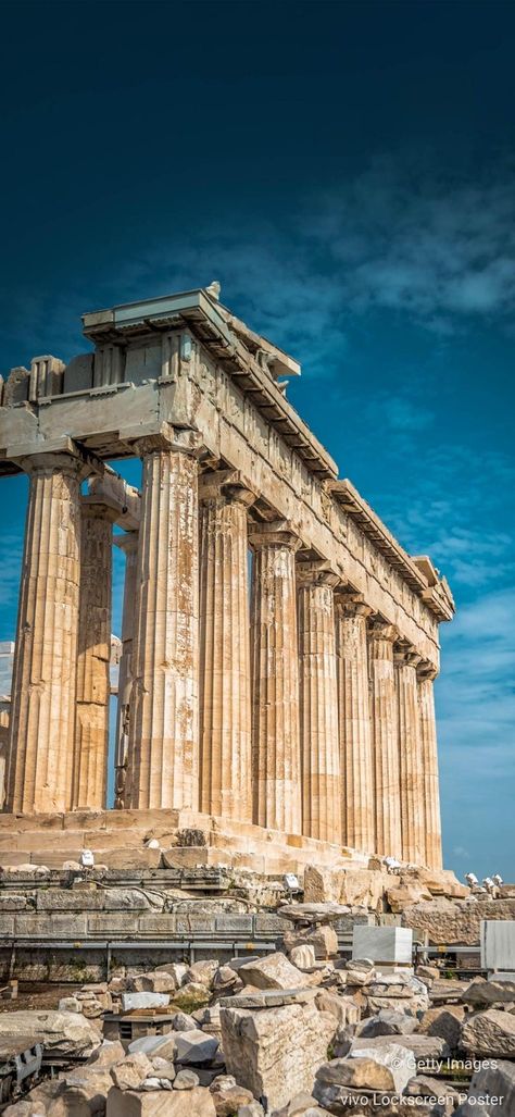 Greece Wallpaper, Acropolis Greece, Doric Column, Athens Acropolis, Photo Album Quote, Mythology Art, Acropolis, Ancient Ruins, Athens Greece