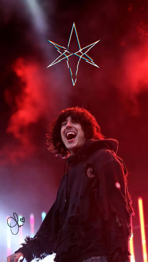 Red background, Oli Skyes on stage, BMTH Oil Sykes Wallpaper, Bring Me The Horizon Oliver Sykes, Oliver Sykes Wallpaper Aesthetic, Oli Sykes Aesthetic, Oliver Sykes Aesthetic, Bmth Wallpaper Aesthetic, Bring Me The Horizon Aesthetic, Oli Sykes Wallpaper, Bring Me The Horizon Wallpapers