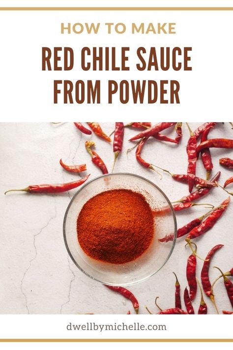 Red Hot And Bothered, How To Make Red Chili Sauce, New Mexico Red Chili Sauce From Powder, New Mexican Red Chile Sauce, Chili For Tamales Sauce Recipes, Red Chili Powder Recipes, Red Chili Sauce From Powder, Red Chili Sauce For Tamales, New Mexico Red Chili Sauce