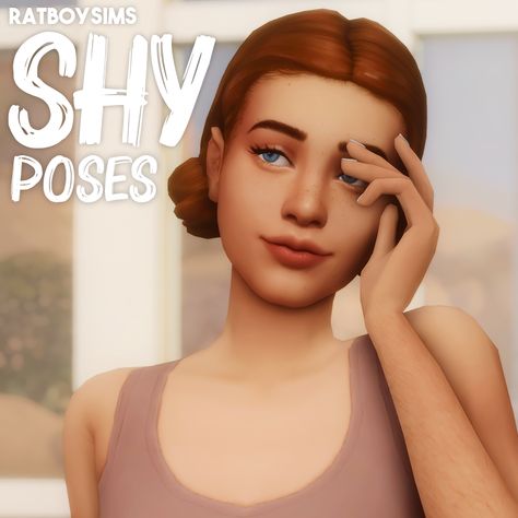 SHY POSES - RATBOYSIMS Sims 4 Cas Poses, Cas Poses, Shy Poses, Shy Pose, Shy People, Funny Poses, Cool Tech Gadgets Electronics, Camera Shy, Best Mods