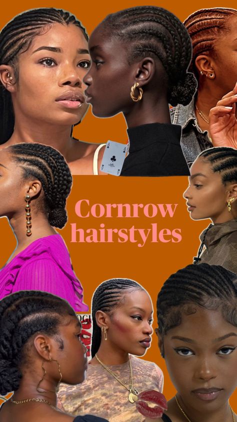 Cornrows, natural hair, black women, 4c hair, 4b hair, 4a hair, 3c hair Natural Hair Black Women 4c, Cornrows With Edges, Black Women 4c Hair, Feed In Braids Cornrows, Braids Stitch, Natural Hair Black Women, Cornrows Natural, Cornrows Natural Hair, Cornrows Braids For Black Women