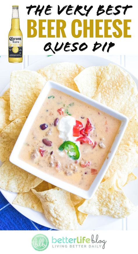 Beer Queso, Tailgaiting Food, Hot Beer Cheese Dip, Dips Party, Cheese Queso Dip, Dips Easy, Beer Cheese Recipe, Beer Cheese Dip Recipe, Cream Cheese Recipes Dip