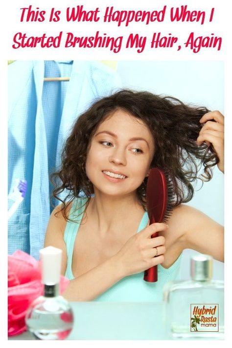 Do you know how important it is to not only brush your hair daily but to brush it correctly? Learn what happened when I started brushing my hair, again. #hair #haircare #naturalhaircare #brushinghair #boarbristlebrush #hairbrush via @hybridrastamama Hair Brush Organizer, Boar Bristle Brush Benefits, Rotating Hair Brush, Brushing Hair, Baby Hair Brush, Perfect Blowout, Brush Organizer, Natural Beauty Diy, Home Beauty Tips