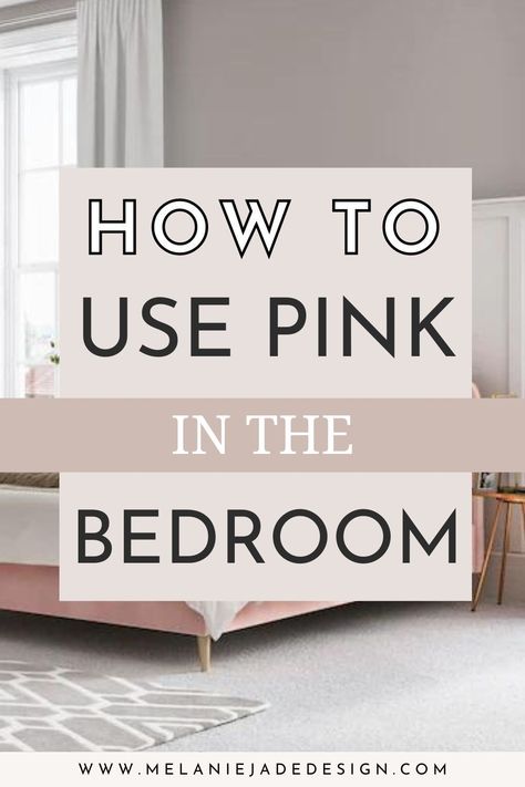 Pink isn't just a pretty colour, it is also hugely versatile and can go with a large number of colours. Here is a guide on how to use pink in your bedroom #pinkbedroom #pinkinteriors #interiordesign Small Pink Bedroom Ideas For Women, Blush Headboard Bedroom, Pink On Pink Bedroom, Powder Pink Bedroom Ideas, Bedroom Colour Schemes Pink, Pink Condo Interior, Pink Painting For Bedroom, Pink Bedroom Design Ideas, Modern Pink Bedroom Design