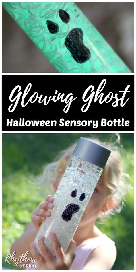 Diy Locker, Glow Halloween, Dark Ghost, Sensory Bottle, Halloween Sensory, Ghost Diy, Diy Blanket Ladder, Unicorn Ornaments, Martha Stewart Crafts