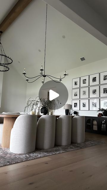 Cindy Nguyen | transitionalmodernhome on Instagram: "Making big impacts on big walls ✨

I achieved this look with customized frames from @frameiteasy with photos of my family printed in black and white. Absolutely love the neutral, modern, and sleek look of these frames so much, we added another row! #ad 

Comment FRAME for the direct link to customize your frames! 

Follow @transitionalmodernhome for affordable finds, organic modern decor and styling inspo! 

Ways to shop my home is to head to my link in my bio to shop my LTK and Amazon storefront 🫶🏻

Affordable home decor | gallery wall | modern | neutral | transitional design | organic modern | earthy 

#affordabledecor #neutralhome #transitionaldesign #organic #modern #homeinspo #gallerywall #frames #frameiteasy #ａｅｓｔｈｅｔｉｃ" Organic Modern Gallery Wall, Gallery Wall Modern, Decor Gallery Wall, Modern Gallery Wall, Affordable Decor, Amazon Storefront, Organic Modern Decor, Family Print, Affordable Home Decor