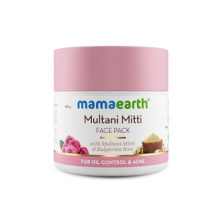 Mamaearth Multani Mitti Face Pack with Multani Mitti and Bulgarian Rose for Oil Control & Acne - 100 g| Suits All Skin Types | Hydrating & Glowing | Paraben-Free | No Silicones | No Sulphates : Amazon.in: Fashion Multani Mitti Face Pack, Natural Face Pack, Multani Mitti, Daily Face Wash, Acne Free Skin, Natural Glowing Skin, Face Pack, Glowing Face, Acne Problem