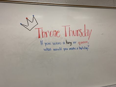 Thursday Board Message, Thursday Morning Question, Whiteboard Writing Prompts, Thursday Question Of The Day Classroom, Thursday Morning Message Classroom, Thursday Question Of The Day, Tuesday Writing Prompts, Daily White Board Ideas, White Board Questions