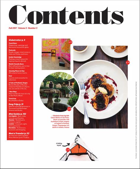 Lonely Planet - contents Food Magazine Table Of Contents, Magazine Contents Page Design Ideas, Table Of Contents Magazine, Magazine Contents Page, Wine Editorial, Magazine Table Of Contents, Travel Magazine Design, Catalog Inspiration, Magazine Layout Ideas