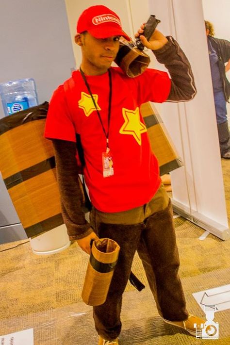 Black Cosplay - Diddy Kong of Donkey Kong - Colors of Cosplay & #‎28DaysOfBlackCosplay - #SDCC, #SDC2015 @Comic_Con - @NY_Comic_Con - @BlackGirlNerds - http://blackgirlnerds.com/ - https://www.facebook.com/BlackGirlNerds - @MoneyTrain - @FUNKGUMBO - FUNK GUMBO RADIO: http://www.live365.com/stations/sirhobson and "Like" us at: https://www.facebook.com/FUNKGUMBORADIO Diddy Kong Costume, Diy Donkey Kong Costume, Donkey Kong Costume, Mario Costumes, Super Mario Costumes, Mario Crafts, Mario Theme, Mario Costume, Diddy Kong