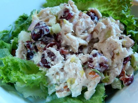 Cherry Chicken Salad Recipe, Chicken Salad With Cherries, Chicken Salad With Dried Cherries, Cherry Chicken Salad, Salad With Dried Cherries, Chicken Salad Chick Recipe, Ways To Make Chicken, Cold Chicken Salads, Tea Party Sandwiches Recipes