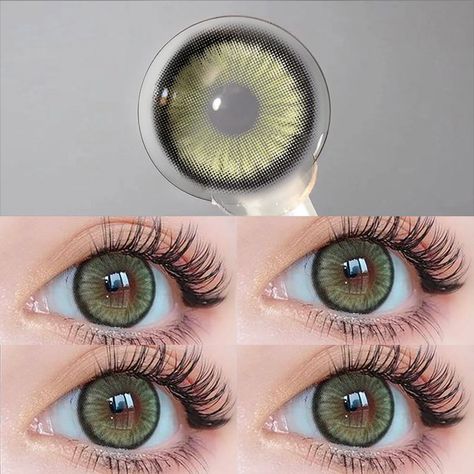 Green Contact Lenses, Green Contacts Lenses, Green Colored Contacts, Colored Eye Contacts, Prescription Colored Contacts, Eye Contact Lenses, Green Contacts, Halloween Contacts, Colored Contact Lenses