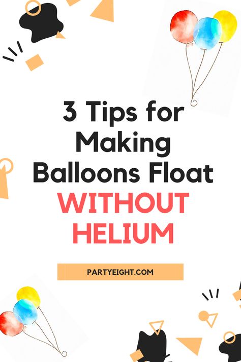 Graduation season has also become a peak time of helium shortage due to the high demand of floating balloons. As a party decor company, we feel an obligation to prevent over-using helium as we have figured out many other ways to make balloons float on ceiling. Blow Up Balloons Without Helium, How To Make Balloons Float Without Helium, Balloon Decorations No Helium, Decorating With Helium Balloons, Retirement Party Decorations Balloons, How To Inflate Balloons Without Helium, Mylar Balloons Decorations, Creative Events Ideas, How To Blow Up Balloons Without Helium