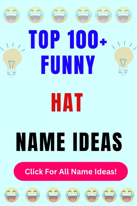 Looking for funny Hat names? Check out our list of top 100+ funny Hat name ideas in our blog post! Funny Hat Ideas, Cap Business, Galaxy Hat, Hat Business, Pineapple Hat, Octopus Hat, Business Name Ideas, Shark Hat, Dragon Hats