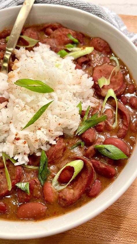 Miss Brown🌻 (@kardeabrown) posted on Instagram • Jun 17, 2022 at 12:31am UTC Red Beans And Rice Gravy, Kardea Brown Red Beans And Rice, Kardia Brown Recipes, Miss Brown Food Network Recipes, Miss Brown Recipes, Kardea Brown Recipes, Soak Beans, Red Bean And Rice Recipe, Kardea Brown