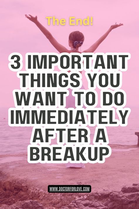 3 Ways to make getting over your recent breakup easier than you imagined/ Breakup Recovery/ Get over a breakup/ Things to do after you break up with someone Recovery After Breakup, Getting Over A Break Up, Things To Do After A Breakup, What To Do After A Breakup, Breaking Up Over Text, Get Over A Breakup, Moving On After A Breakup, Post Break Up, Over A Breakup