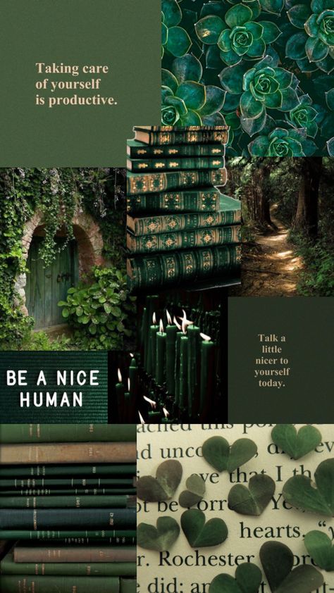 Books, clover, green, flower, quotes, paper, words, art, design, color, theme, garden, forest, self care, positivity, life, vision, candles, heart, graphic design, creative, digital art, wallpaper, Green Academia Aesthetic, Heart Graphic Design, Aesthetic Photo Collage, Green Aesthetic Tumblr, Creative Digital Art, Digital Art Wallpaper, Creative Book Cover Designs, Theme Garden, Garden Forest