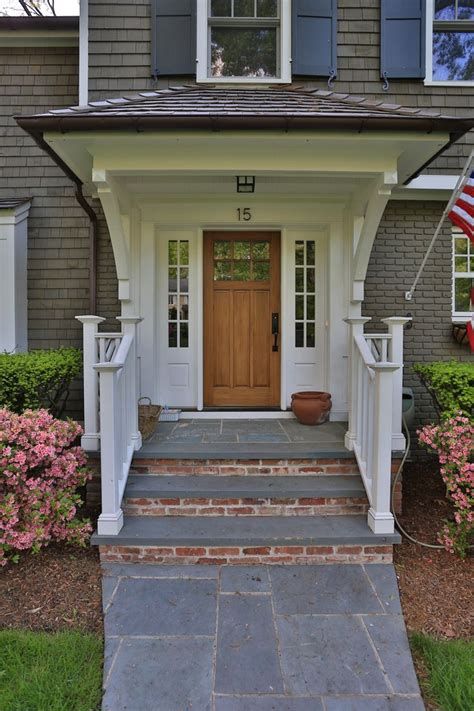 Best 5 House Entrance Stairs #stairs #stairsdesign #design #ideas Porches Ideas, Concrete Front Porch, Veranda Design, Front Porch Steps, Front Door Steps, Front Stairs, Cabin Porch, Brick Steps, Front Stoop