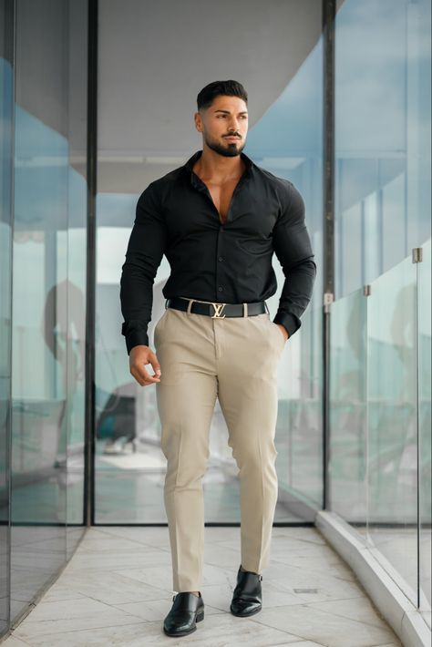 Mens Outfits Summer, Andrei Deiu, Formal Dresses For Men, Mens Business Casual Outfits, Semi Formal Wear, Black Men Fashion Casual, Formal Men Outfit, Classy Outfits Men, Mens Casual Outfits Summer