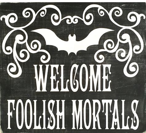 Witchy Posters, Witchcraft Sign, Witchy Images, Goth Welcome Sign, Kitchy Halloween, Goth Images, Magic Village, Goth Signs Decor, Witches Inn Sign