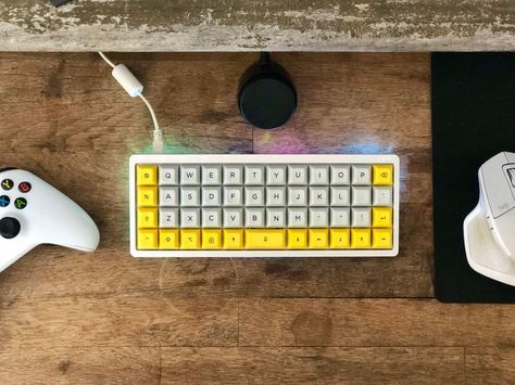 Learn More: https://buff.ly/3lIOUPW ⠀ Source: https://buff.ly/39leipd⠀ #ortholinear #ortho #mechanicalkeyboards #leds #led #kndfans #olkb #planck #preonic #qmk Diy Mechanical Keyboard, Milk And Honey, Computer Keyboard, Keyboard, Honey, Cherry, Milk, Thing 1, Computer