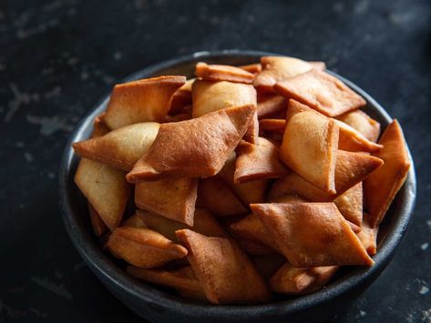 Shankarpali (Shakarpara) Recipe | Serious Eats Diwali Treats, Savoury Snacks, Fry Bread, Snacks To Make, Fried Dough, Indian Sweet, Cardamom Powder, Serious Eats, Ground Meat