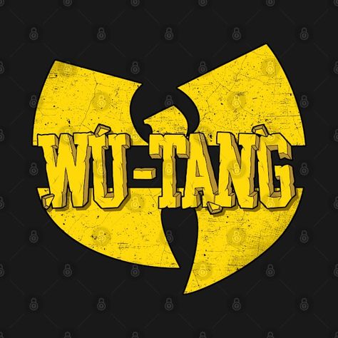 Wu Tang Clan Logo, Wu Tang Clan, Wu Tang, Vintage Logo, Fashion Tees, Retro Vintage, Hip Hop, Tee Shirts, Tshirt Designs