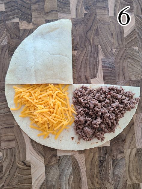 Tortillas And Hamburger Meat, Tortilla Flip Sandwich, Hamburger In A Tortilla, Folded Tortilla Sandwiches, Hamburger Wraps Tortillas, Burger Wraps Tortilla, Tortilla Hamburger, Folded Wraps, Tortilla Burger