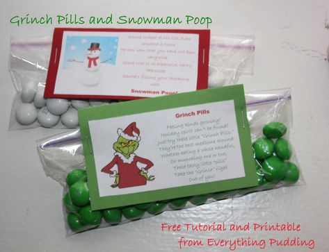 Grinch Poop, Grinch Pills, Google Christmas, Snowman Poop, Grinch Party, Grinch Stole Christmas, 2024 Christmas, Free Christmas Printables, Grinch Christmas