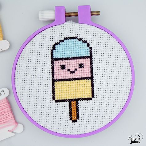 ⭐️ FREE PATTERN ⭐️ I’ve been working on some free mini patterns the last while and I’m excited to share this one! You can download it from my Ko-fi page 🤗 #crossstitch #xstitch #stitchersofinstagram #moderncrossstitch #crossstitching #xstitching #crossstitchersofinstagram #xstitcher #cutecrossstitch #crossstitchlove #lovecrossstitch #countedcrossstitch #crossstitchingisbadass #crossstitcher #stitchersofig #stitchcraft #kawaii #freepattern #freecrossstitchpattern #crossstitchpattern #kawa... Ice Cream Cross Stitch, Mini Ice Cream, Cross Stitch Freebies, Cross Stitch Love, Cute Cross Stitch, Kawaii Design, Cross Stitch Patterns Free, Modern Cross Stitch, Pattern Download