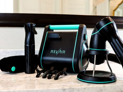 RevAir Reverse Air Dryer Review: A One-Stop Blow Out Shop | WIRED Blow Drier, Wand Holder, Poofy Hair, Air Dryer, Blow Out, Hair Towel, Round Bag, Elastic Hair Ties, Mist Spray