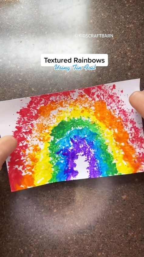 kidscraftbarn on Instagram: Celebrating pride month with textured rainbows! 🌈🏳️‍🌈 #pridemonth #kidscrafts #craftsforkids #rainbows #rainbowcrafts #rainbow Pride Month Crafts For Kids, Pride Month Activities For Kids, Craft Work For Kids, Science Experiments For Preschoolers, Hand Crafts For Kids, Classroom Art Projects, Fun Crafts To Do, Preschool Art Activities, Rainbow Crafts