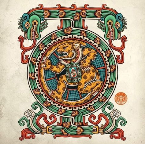 Aztec Turtle, Mayan Jaguar, Aztec Jaguar, Aztec Drawing, Aztec Artwork, Mayan Tattoos, Aztec Tattoo Designs, Maya Art, Mexican Culture Art