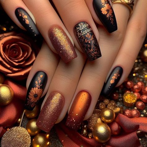 Fall Nail Inspiration Acrylic, Classy Coffin Nails, Fall Nail Inspiration, Baddie Nails Short Coffin, Baddie Nails Short, Classy Baddie Nails, Nails Short Coffin, Classy Baddie, Fall Nail Ideas